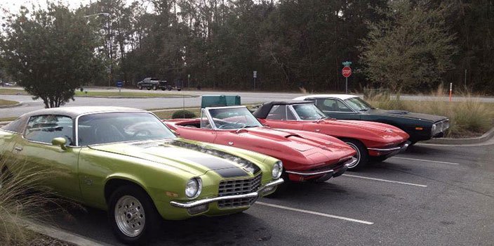 RPM Autoworx | Classic Cars Parked in parking lot